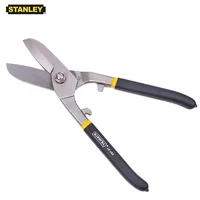 Stanley 1-PCS Excellent Metal Sheet Cutter Aluminium Cold Rolled Steel Tin Snips Universal Trimmer Cutting Tools/Scissors Garden
