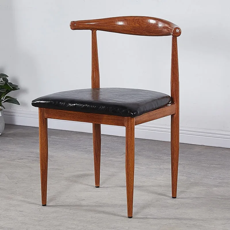 Coffee Chair Western Chair Milk Tea Horn Chair Butterfly Discussion Chair