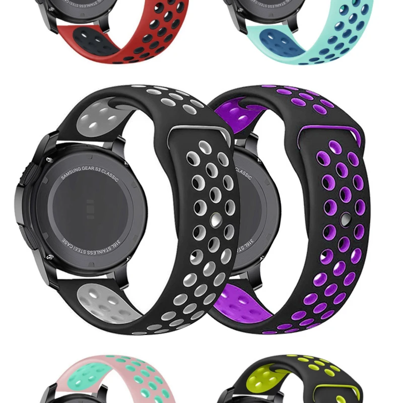 

Ремешок для часов Amazfit GTS/2/2e/GTS2 Mini/GTR 42 мм/47 мм/GTR2/2e/stratos 2/3, браслет для умных часов Amazfit bip/pace, 20 мм/22 мм