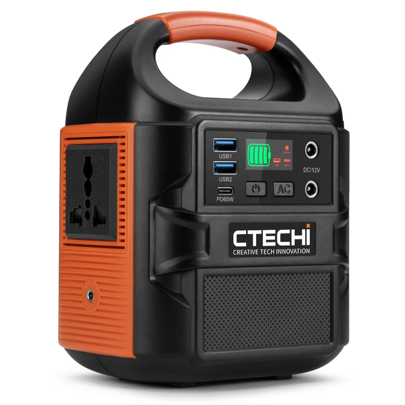 

Солнечный генератор CTECHi 100 Вт, зарядная батарея, солнечный генератор, внешние аккумуляторы 100 Вт, портативная электростанция для кемпинга