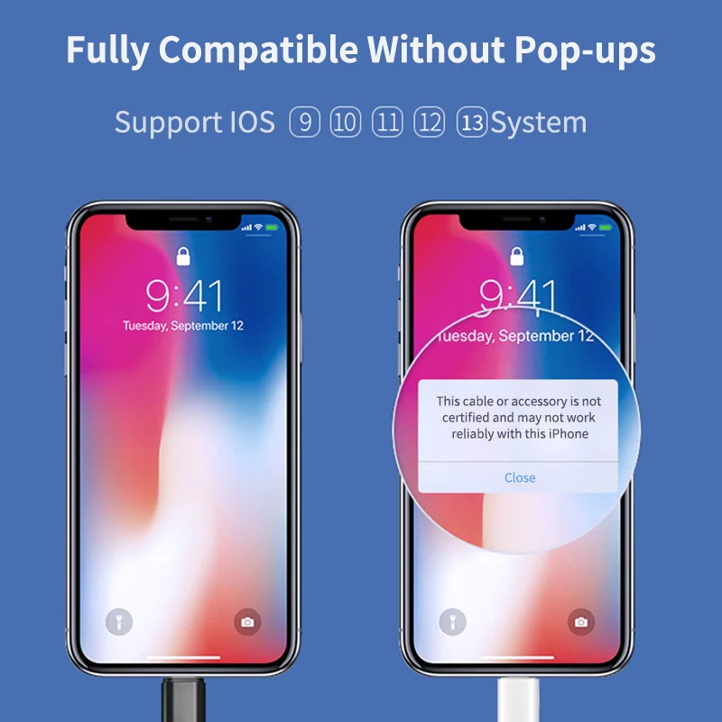 Аудиокабель-адаптер AUX 3 5 мм для iPhone 11 12 Mini 13 Pro Max XS XR 7 8 6s iPad Pin