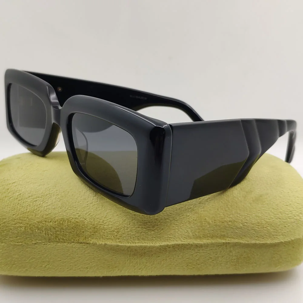 

Trend Women Shield Acetate Sunglasses For Woman Fashion Classic Brand PROTECT Retro Steampunk Black Brand Designer Sun Glasses