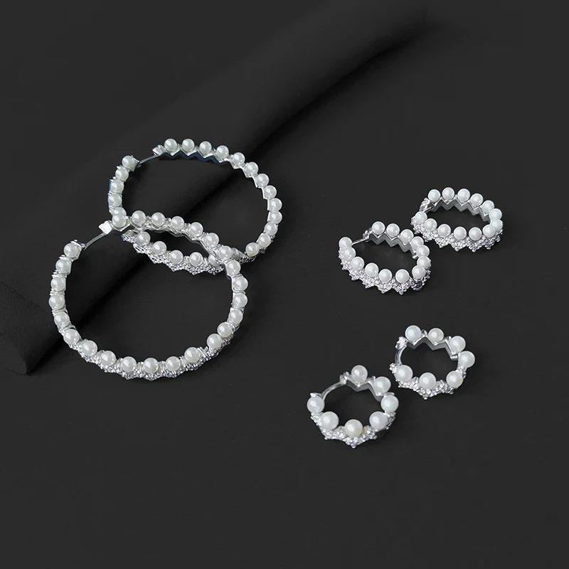 

Женские серьги из серебра 925 пробы, в форме волны