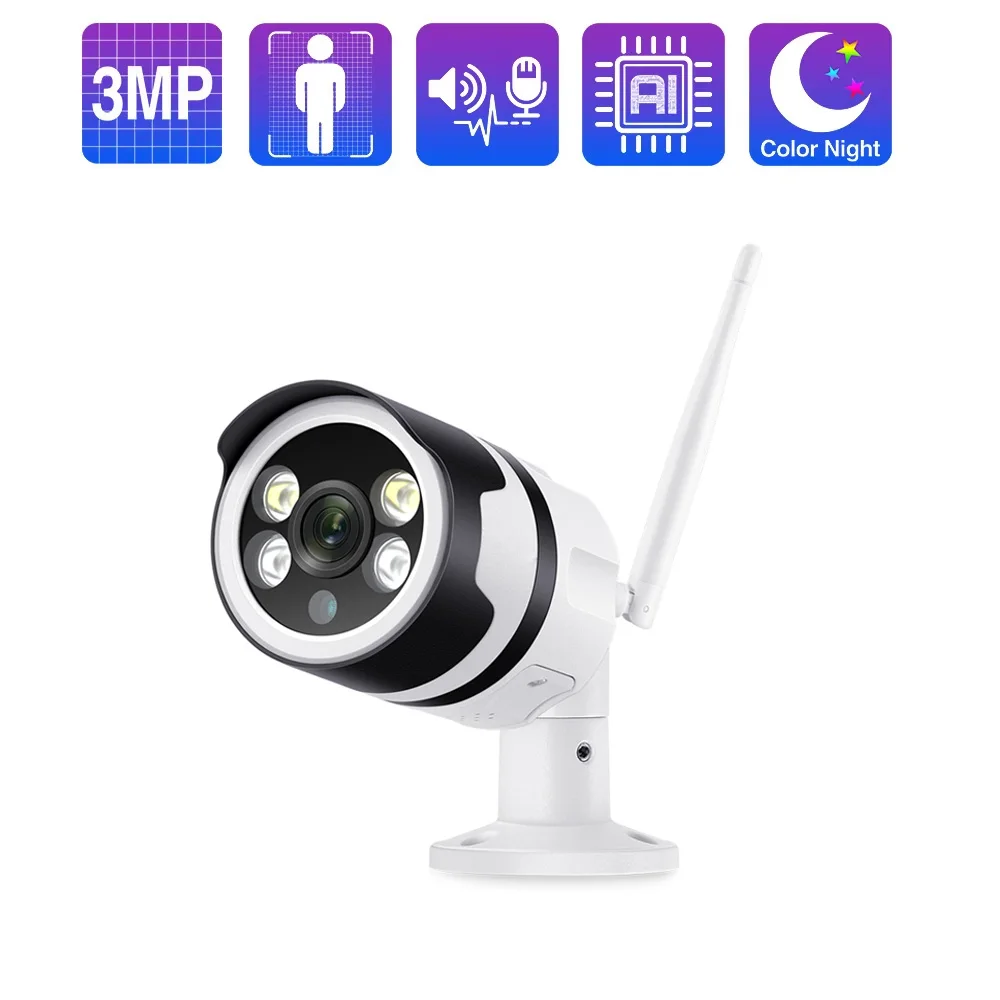 

MISECU 4MP IP WiFi камера для наружного видеонаблюдения