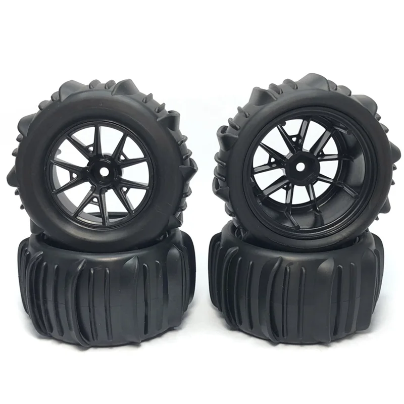 

4Pcs 84mm Snow Sand Tire Tyre Wheel for Wltoys 144001 144010 144002 124016 124017 124018 124019 RC Car Upgrades Parts A