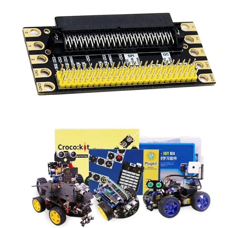 

Для Плата расширения WAVESHARE IO Edge breaker Out For BBC Microbit Micro:Bit V1.5 V2