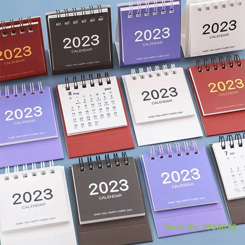 

2022 2023 милые Креативные строительные украшения, канцелярские принадлежности, настольные календари