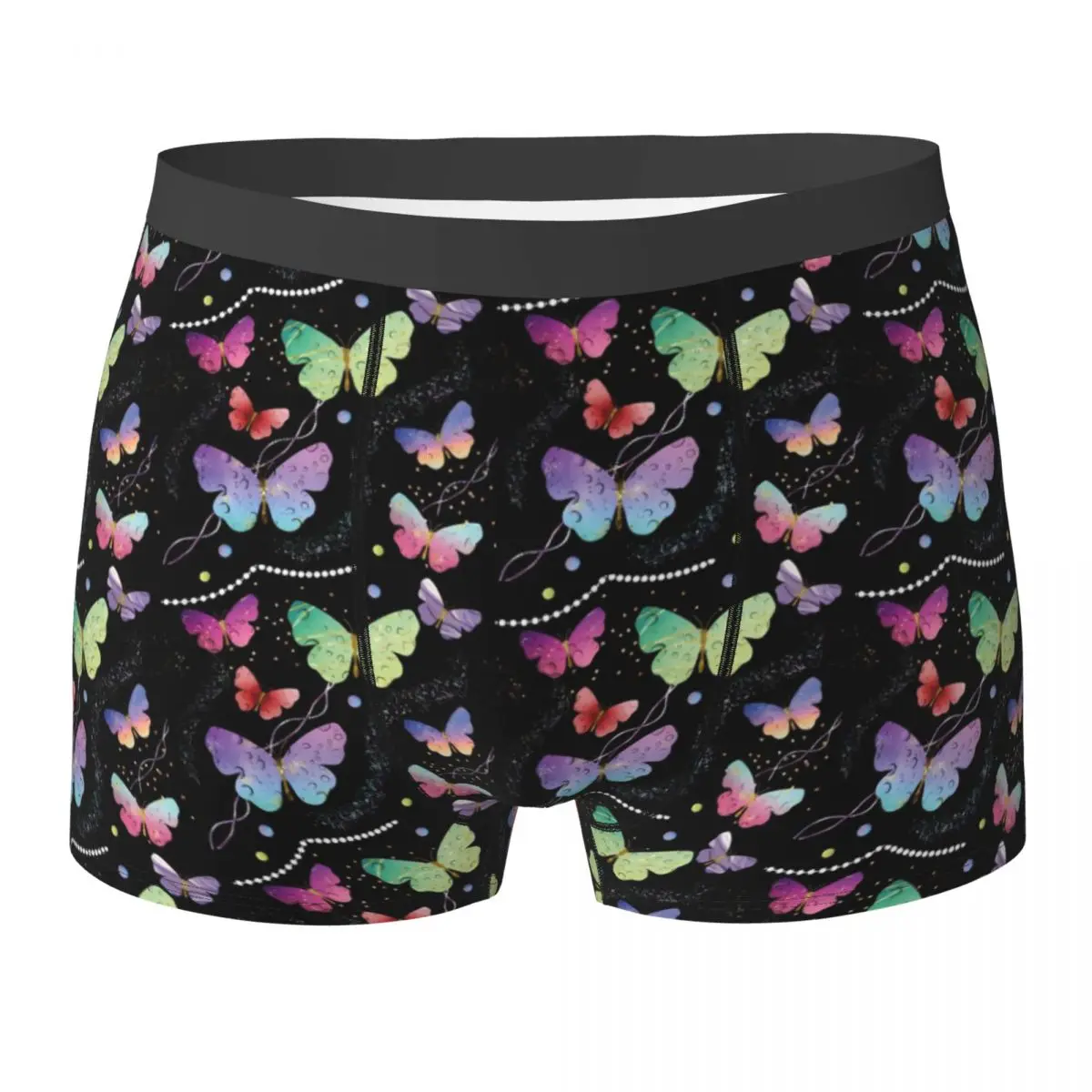 Элегантное нижнее белье с бабочкой фиолетовые и синие сексуальные трусики шорты