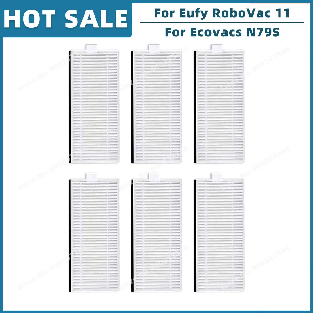 

Запчасти для ( Eufy RoboVac 11 11C, Cecotec Conga Excellence 990, Ecovacs N79S ), сменные детали, основная боковая щетка, Hepa фильтр
