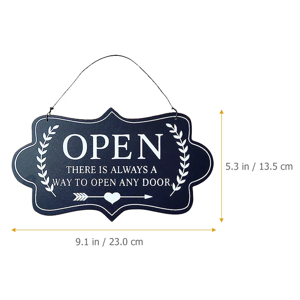 Вывеска открывающаяся подвесная дверь Закрытая подвеска двусторонние