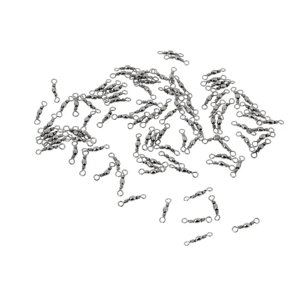 

Упаковка из 100 штук бочонка с твердым вертлюгом, фотоснасть 12 # / 6 #