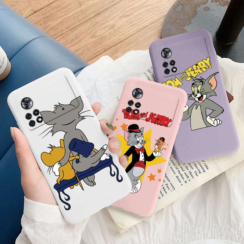 

Disney Tom And Jerry Phone Cover For Poco X4 Pro 5G X4 PocoX4 Pro Case Funny Cartoon Anime Soft Funda For Xiaomi Poco X4 Pro