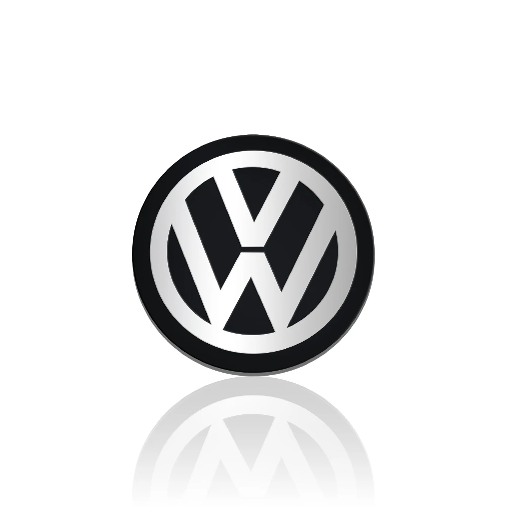 Алюминиевая наклейка на руль с логотипом для VW Golf Polo Jetta Mk6 Tiguan Passat Touran GTI ABT Old R