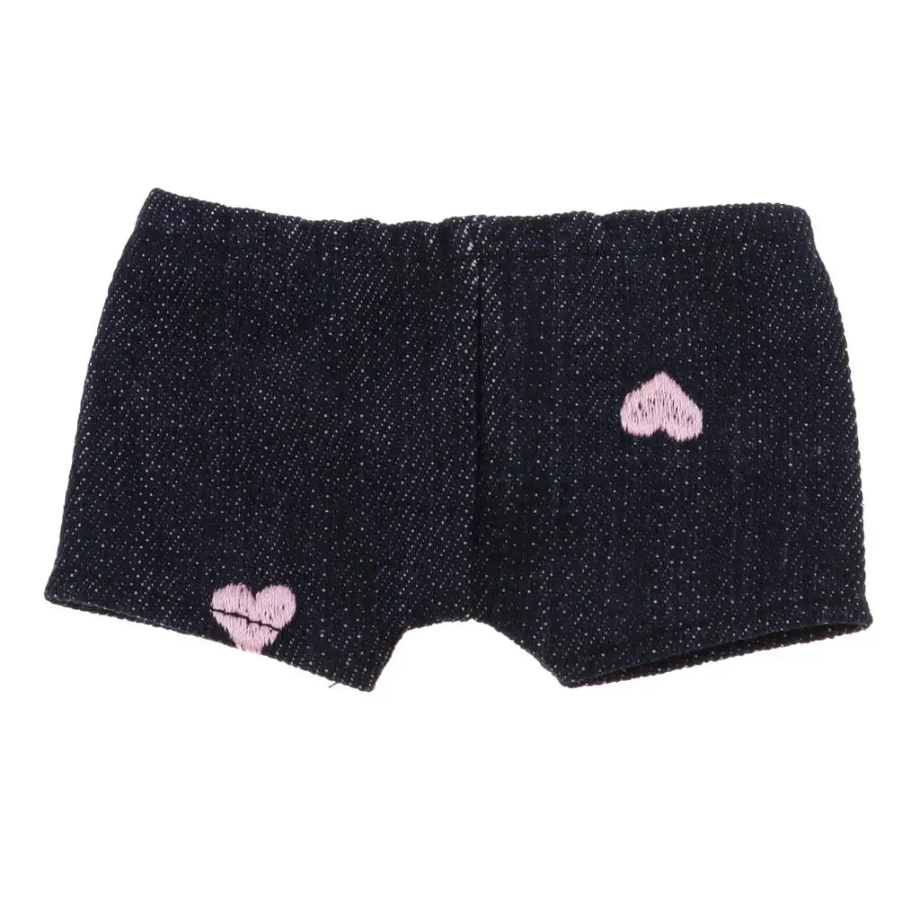 

Повседневные джинсы ручной работы с рисунком сердечек для мини-фотографий 20-23 см