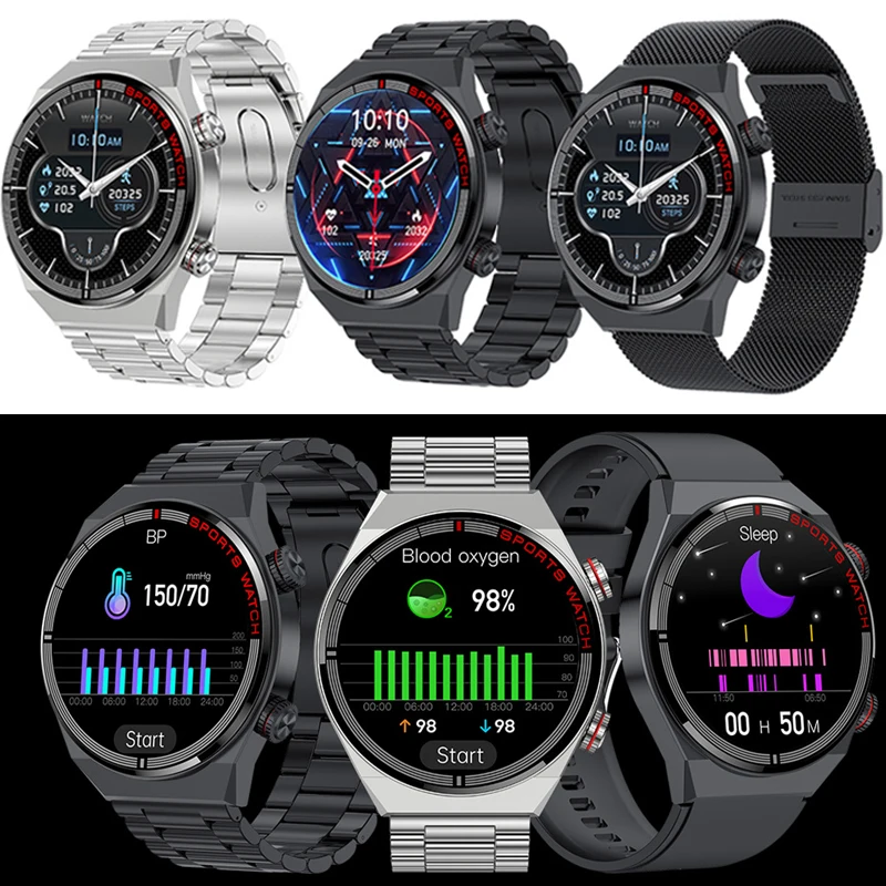 

Men's Smart Watch Round Bluetooth Answer Call Watches 100+ Sport For NOKIA 9 PureView NOKIA XR20 OnePlus 9 Pro Google Pixel 5 3X