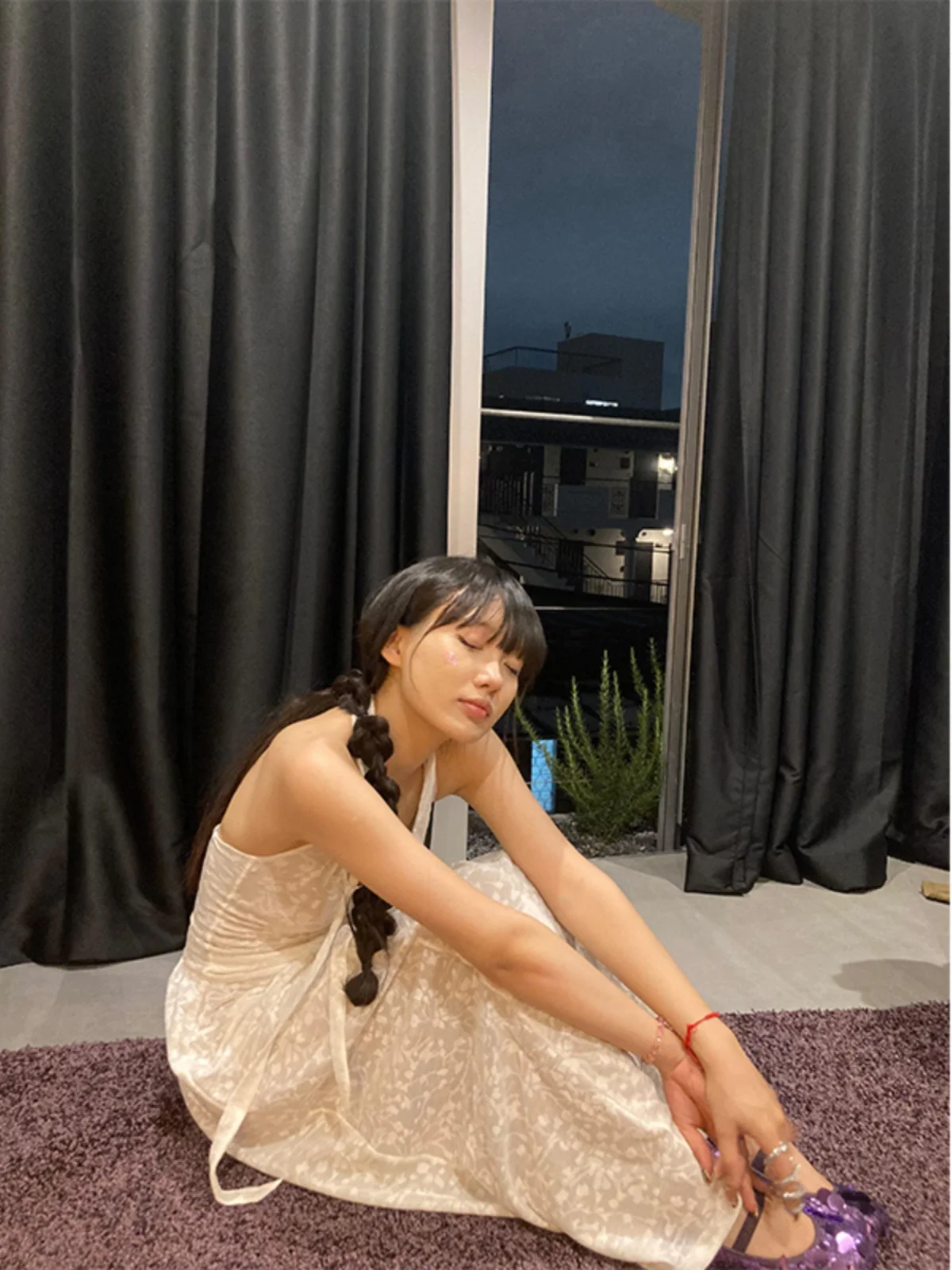 Женское летнее жаккардовое платье легкое Прозрачное с отложным воротником без