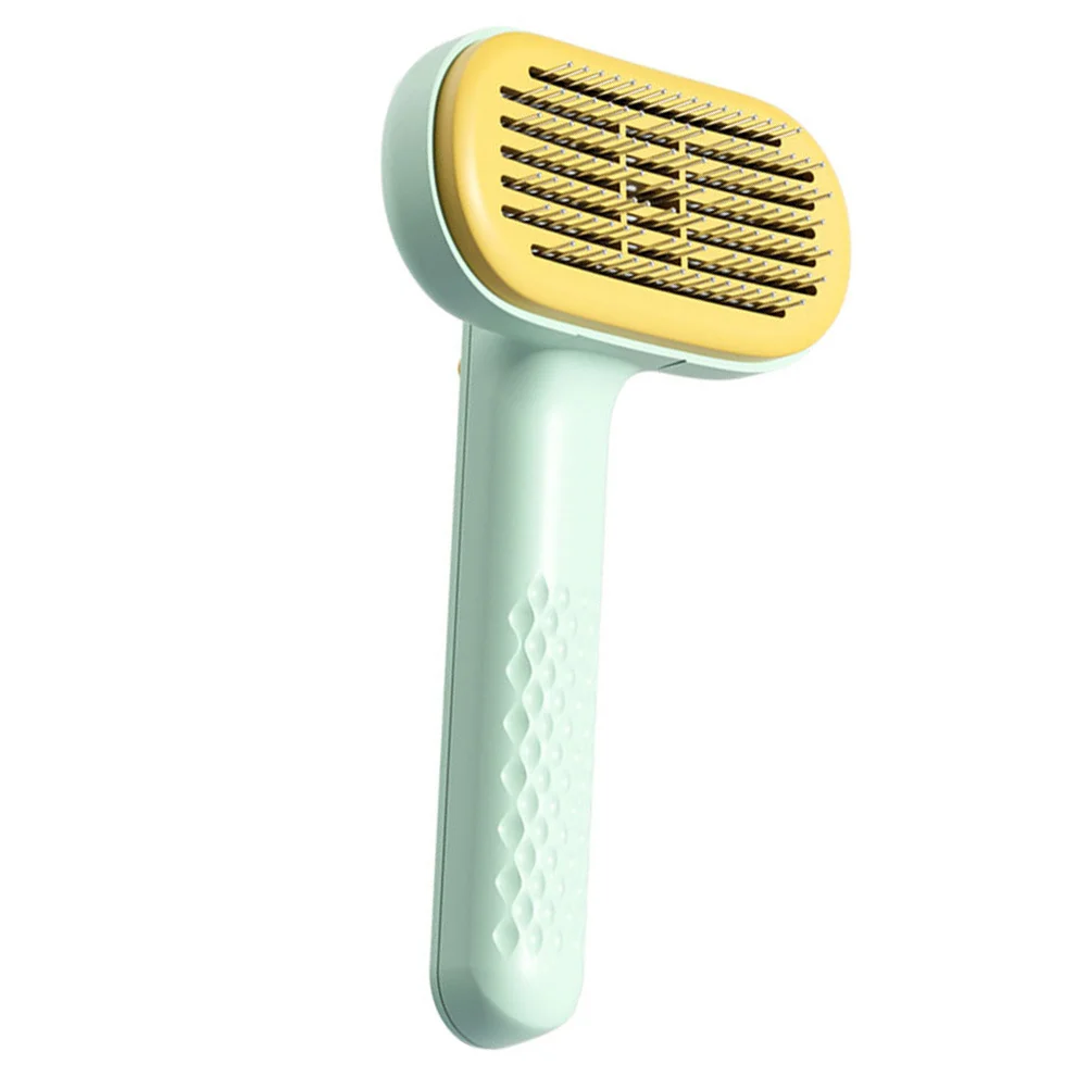 

Pet Non-slip Brush Pet Comb Pet Comb Cat Loose Hair Remover (Green)