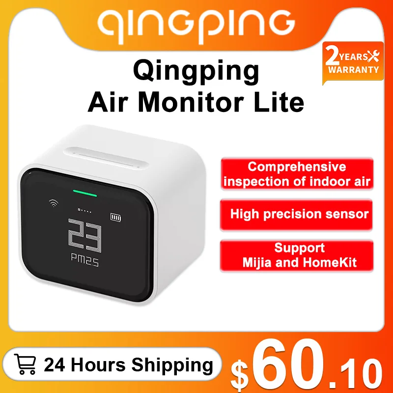 Qingping Air Detector. Qingping Air Monitor. Qingping Air Monitor Lite коробка.