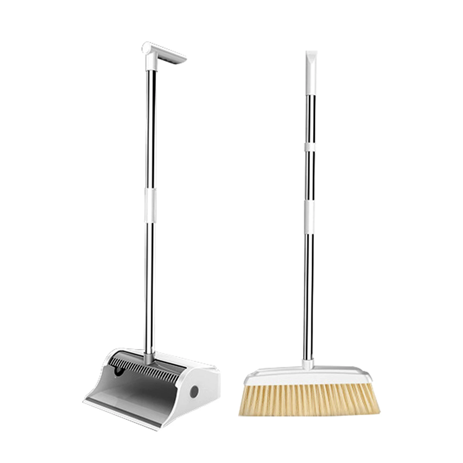 

Floor Magnetic Cleaning Tool Hotel Sweeping Hospital Easy Clean Home Kitchen Brush Indoor Dustpan Broom Set With Long Handle