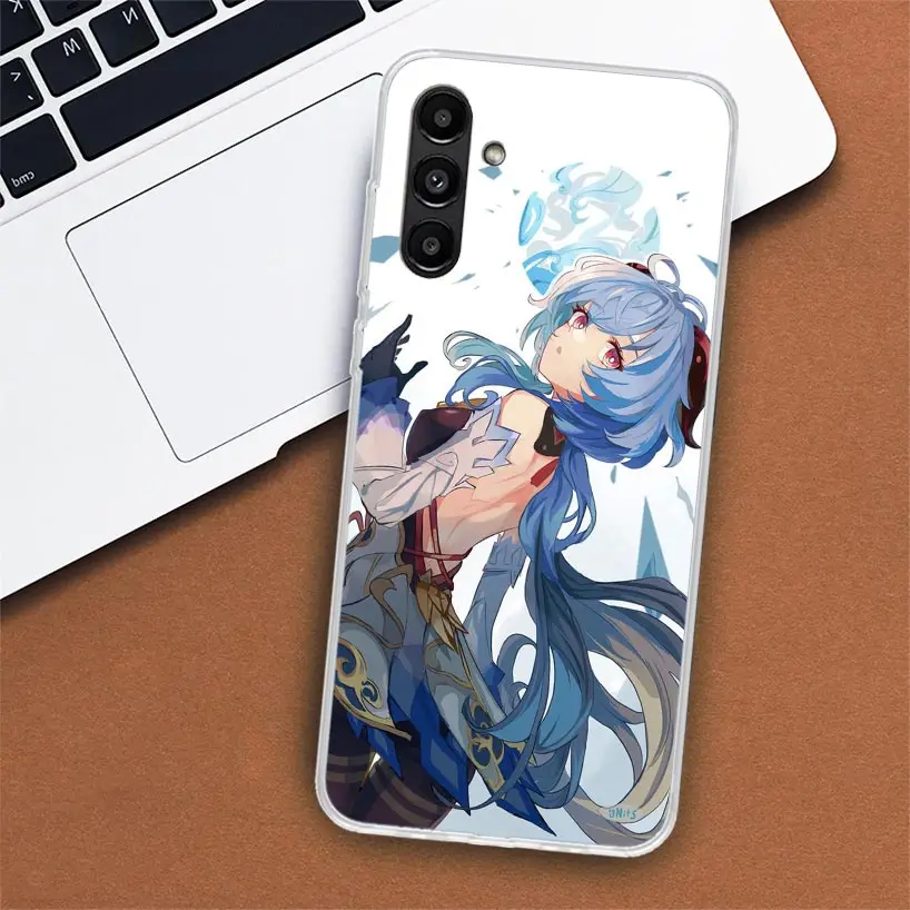 Чехол для телефона Genshin Impact Ganyu Samsung Galaxy A02S A12 A22 A32 A42 A52 A72 A51 A50S A71 A41 A31 A21S A70S A40 A30S A20E A10