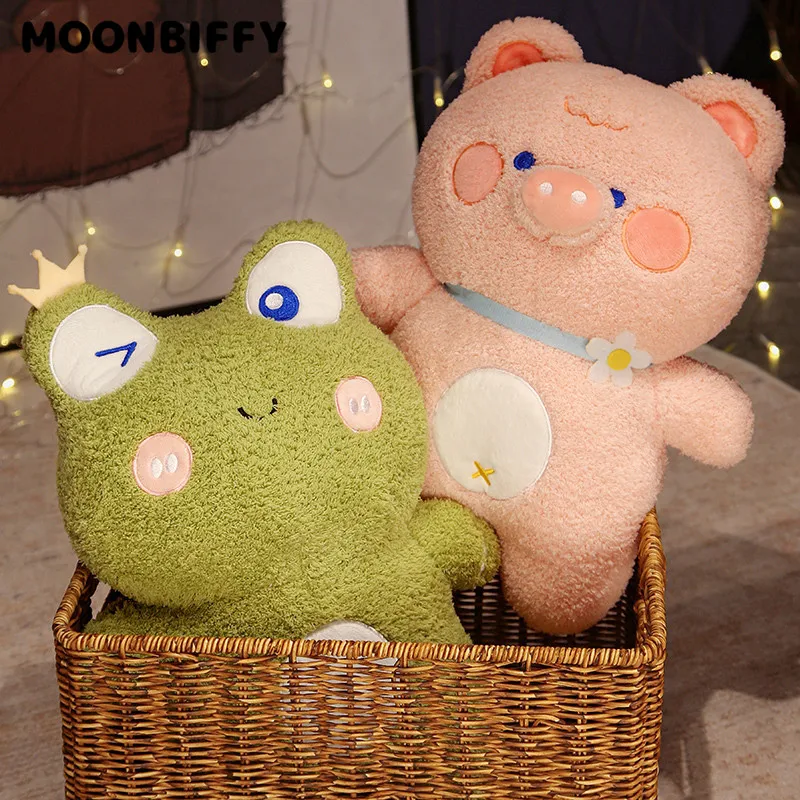 

40cm Plush Animals Cute Frog Panda Bunny Pig Plush Toy Soft Girl Plushies Sleep Ragdoll Doll Kid Birthday Gift Baby Appease Toy