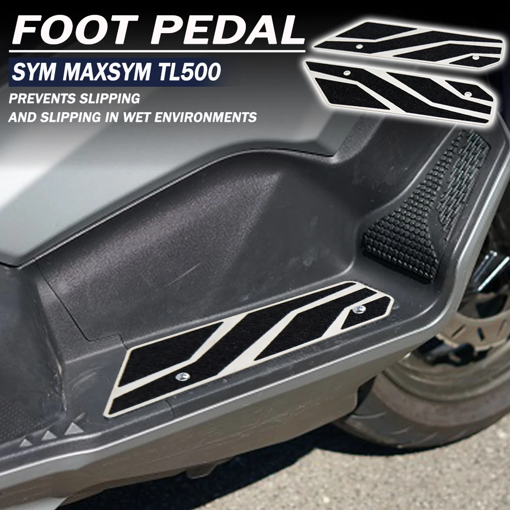 

Новинка, Аксессуары для мотоцикла, подножка, педаль из нержавеющей стали, задняя Подножка для SYM MAXSYM TL500 Maxsym TL 500