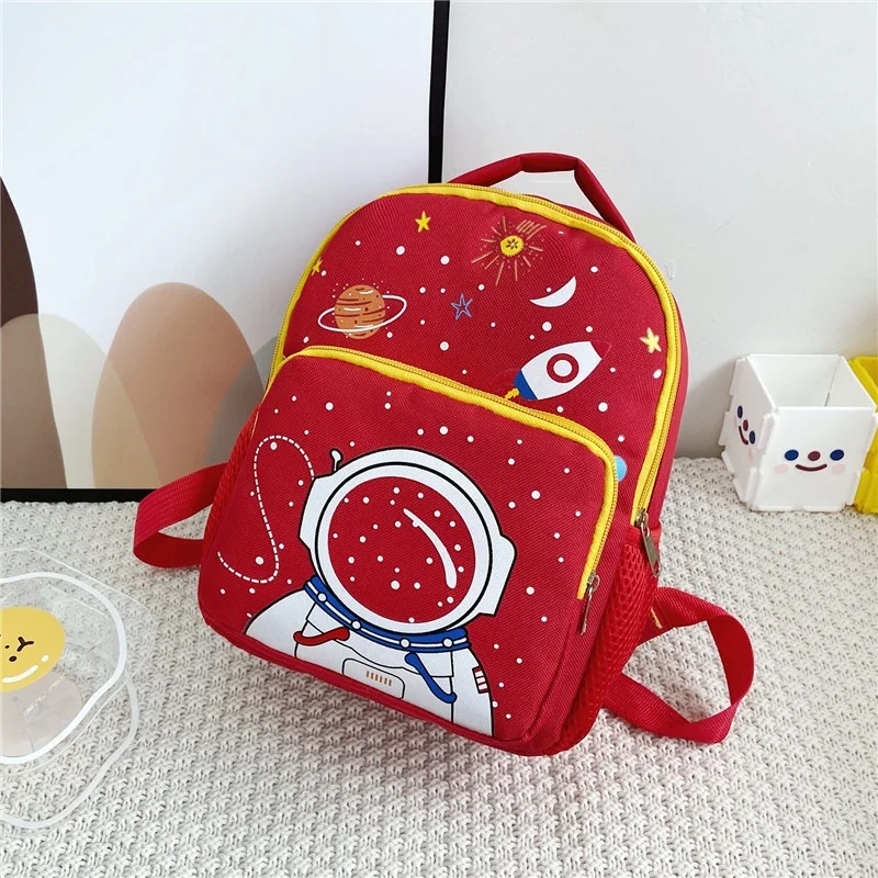 Children Cute Astronaut Rocket Fashion Backpacks New Popular Girl Boy Students Cartoon Lightweight Schoolbags for Travel Hot