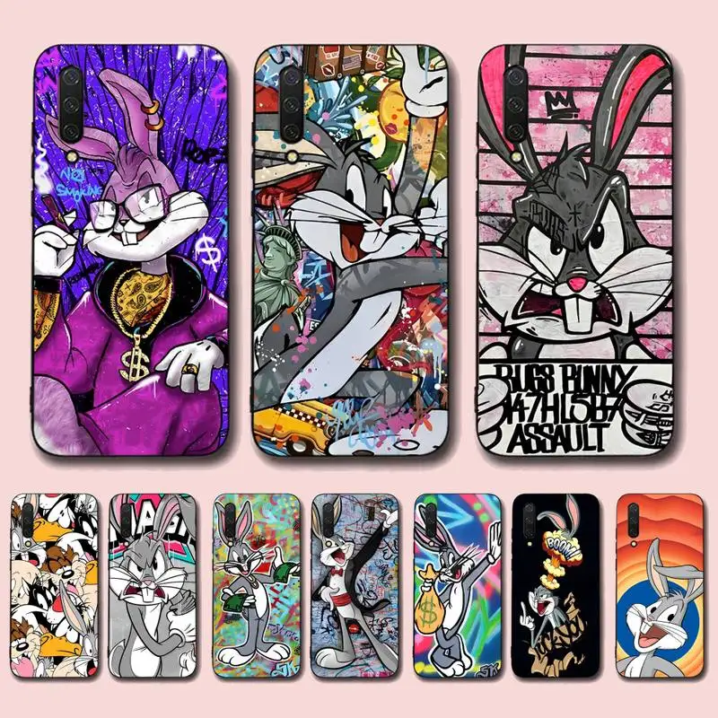

Funny Cute Rabbit Wolf dog Phone Case For Xiaomi Mi 5X 8 9 10 11 12 lite pro 10T PocoX3pro PocoM3 Note 10 pro lite