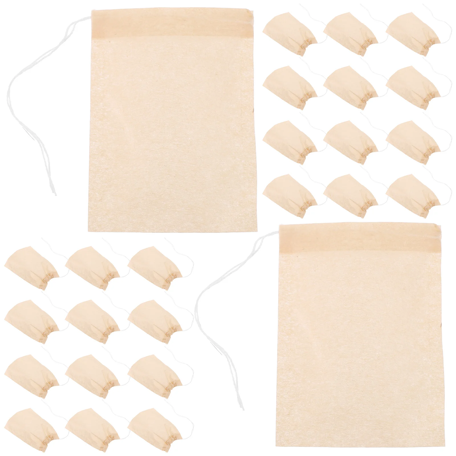 

300pcs Disposable Tea Bags Drawstring Tea Filter Bags Empty Tea Bags Coffee Filter Bags