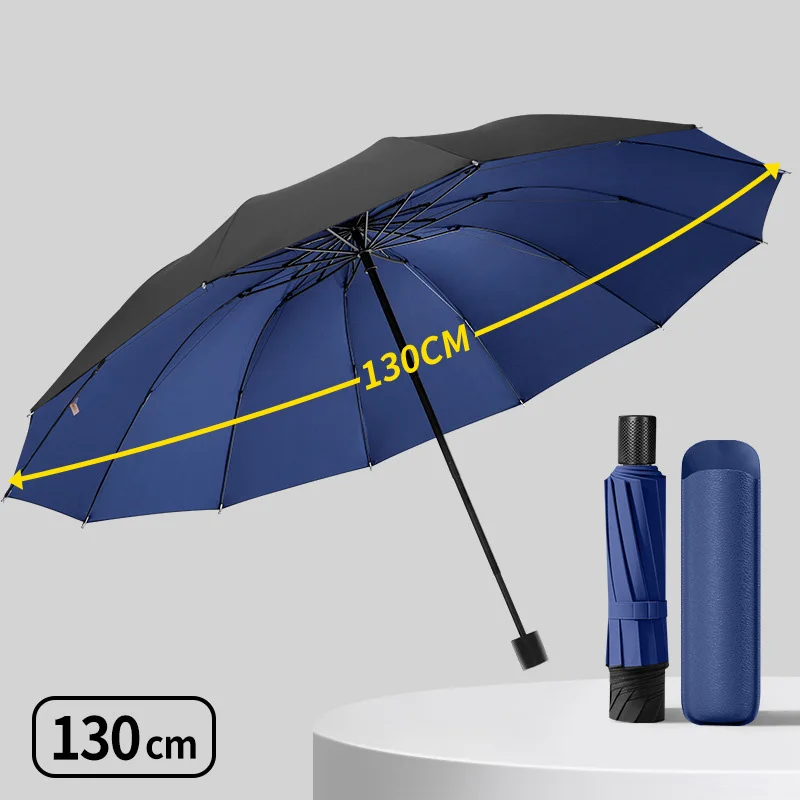 

Очень большой зонт Xiaomi с обратной мощностью, мужской складной зонт, усиленный водонепроницаемый противоскользящий солнцезащитный зонт