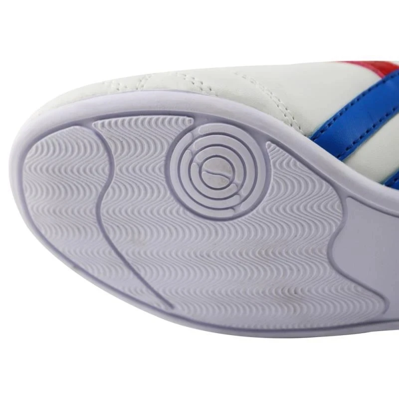 Breathable Taekwondo Shoes Martial Arts Sneaker Boxing Karate Kung Fu Tai Chi Shoes Blue Stripes Sneakers For Men Women Child