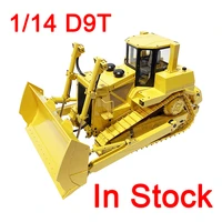 in stock 114 d9t hydraulic rc bulldozer model yellow spray paint with sound group bulldozer model toy