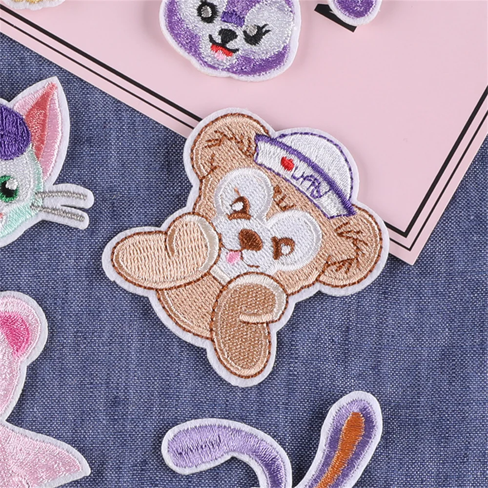 Милый Дисней СтеллаЛу кролик медведь серия ShellieMay железные вышитые нашивки для