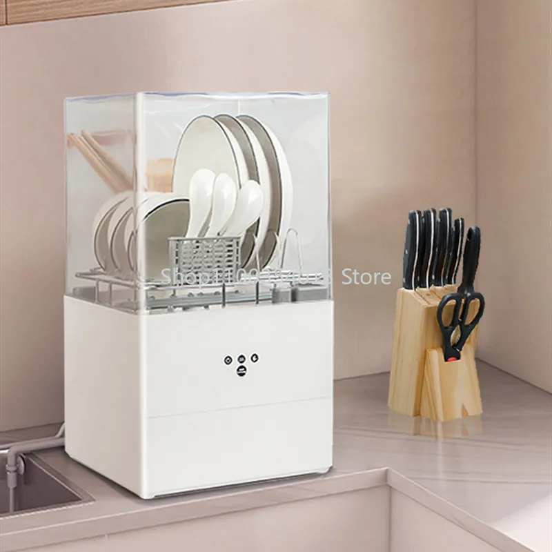 

Home Dishwasher Small Desktop Installation Free Smart Mini Automatic Disinfection Drying and Bowling Machine 3 Sets Dish Washers