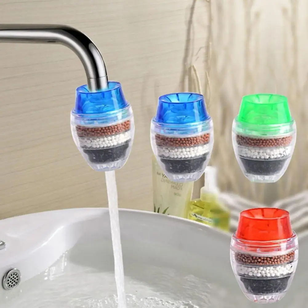 

Household Water Purifier Multilayer Health Practical Faucet Purifier Water Filter Tap Purifier