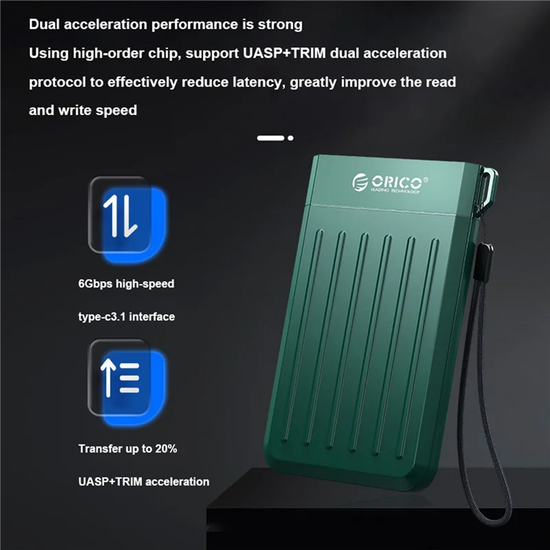 Жесткий диск ORICO 3 5 дюйма USB3.1 Gen1 Type-C 6 Гбит/с SATA HDD