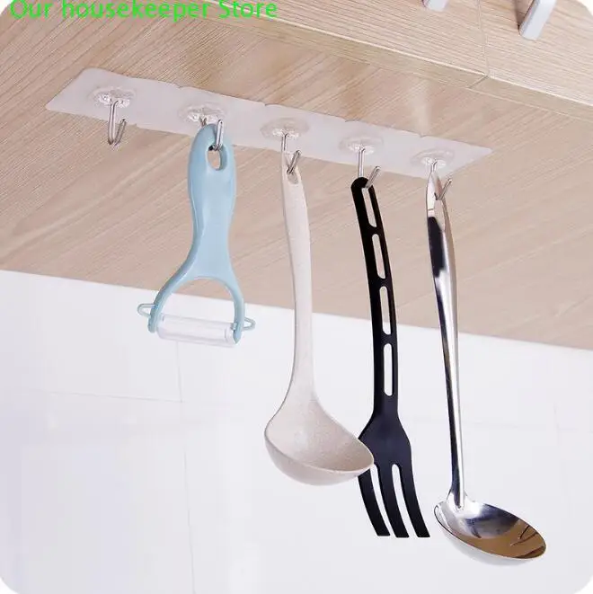 

Kitchen Storage Rack Cupboard Hanging Coffee Cup Organizer Closet Clothes Shelf Hanger Wardrobe Glass Mug Holder
