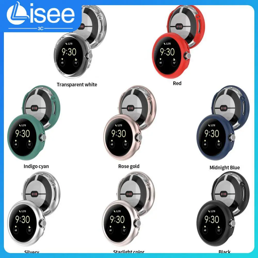 

For Google Pixel Watch Watch Protective Cover Dust And Fall Prevention Screen Saver Watch Protection Shell Tpu Screen Protector