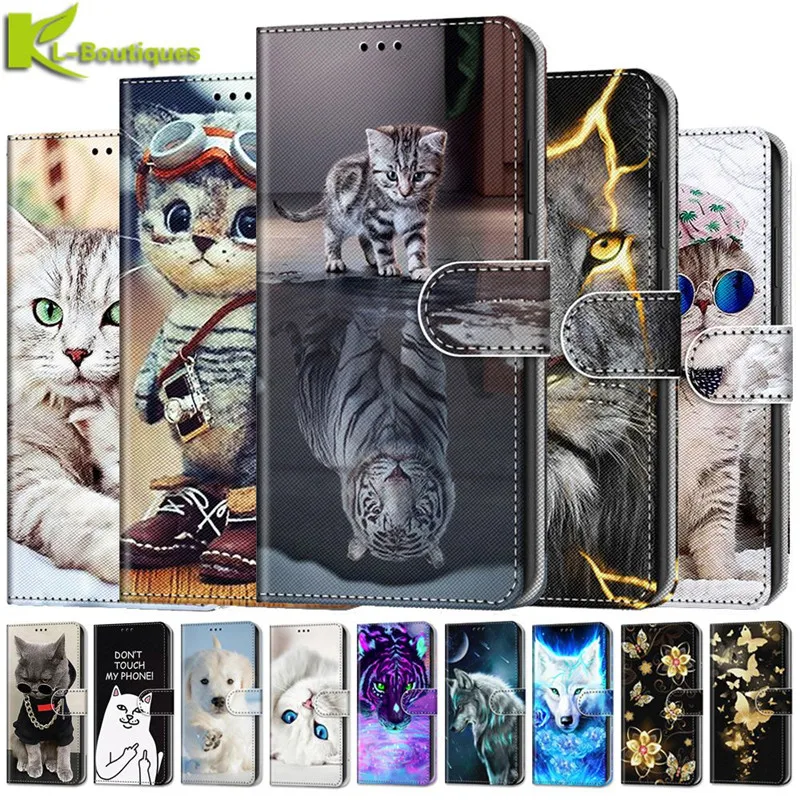 Cute Cat Tiger Animal Painted Phone Case for ZTE Blade A51 A71 A31 A6 Lite A7s A7 A5 A3 2020 2019 V10 Vita 20 Smart Case Cover