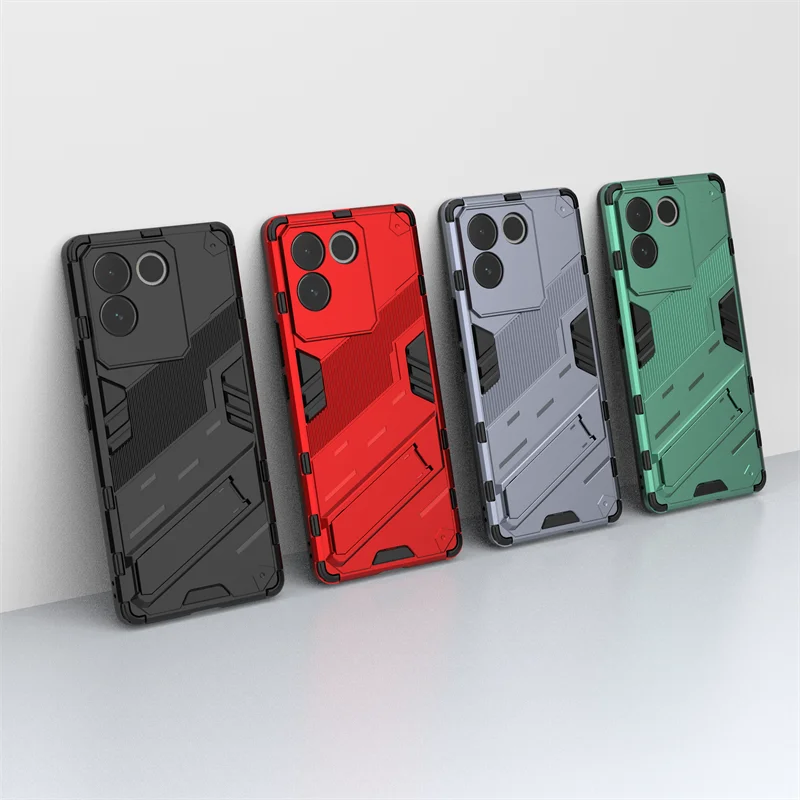 

For Vivo S17e Case Cover for Vivo S17e Cover Capa Fundas Coque Para Punk Armor Shell Kickstand Hard Phone Case for Vivo S17e 5G