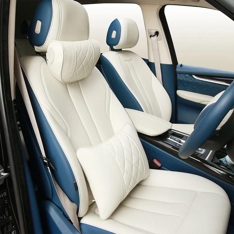 

Car Seat Head For Mercedes Maybach Neck Rest Massage Auto Pillow Memory Neck Headrest Car Vehicular Pillow Seat Headrest