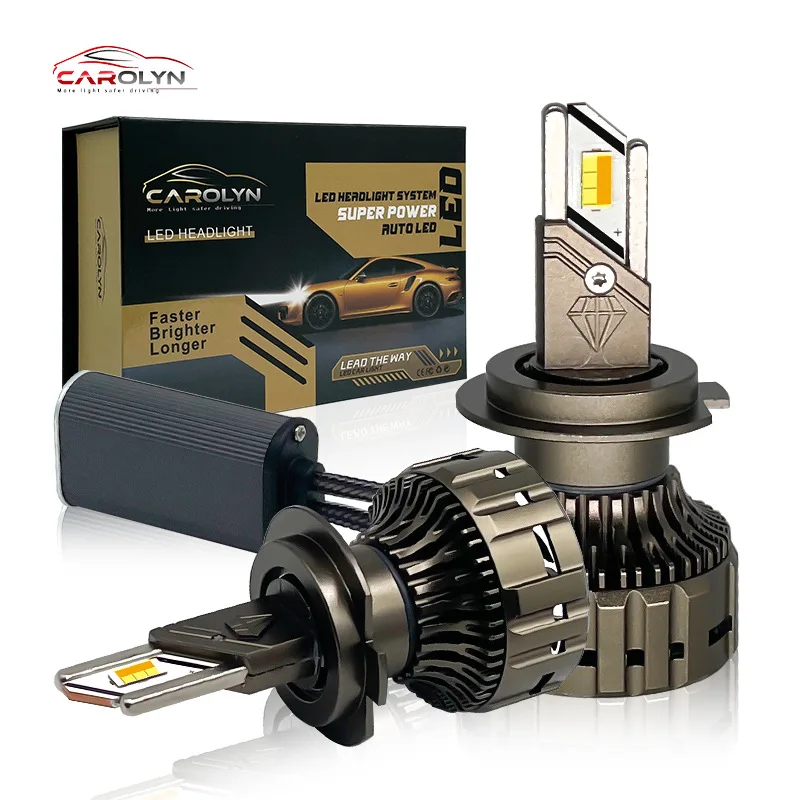 Автомобильные противотуманные фары Carolyn H4 / H7 / H8 / H11 9005 / HB3 9006 / HB4 1860, лампы головного света, белые 120 Вт триколор/12 В/2 шт.