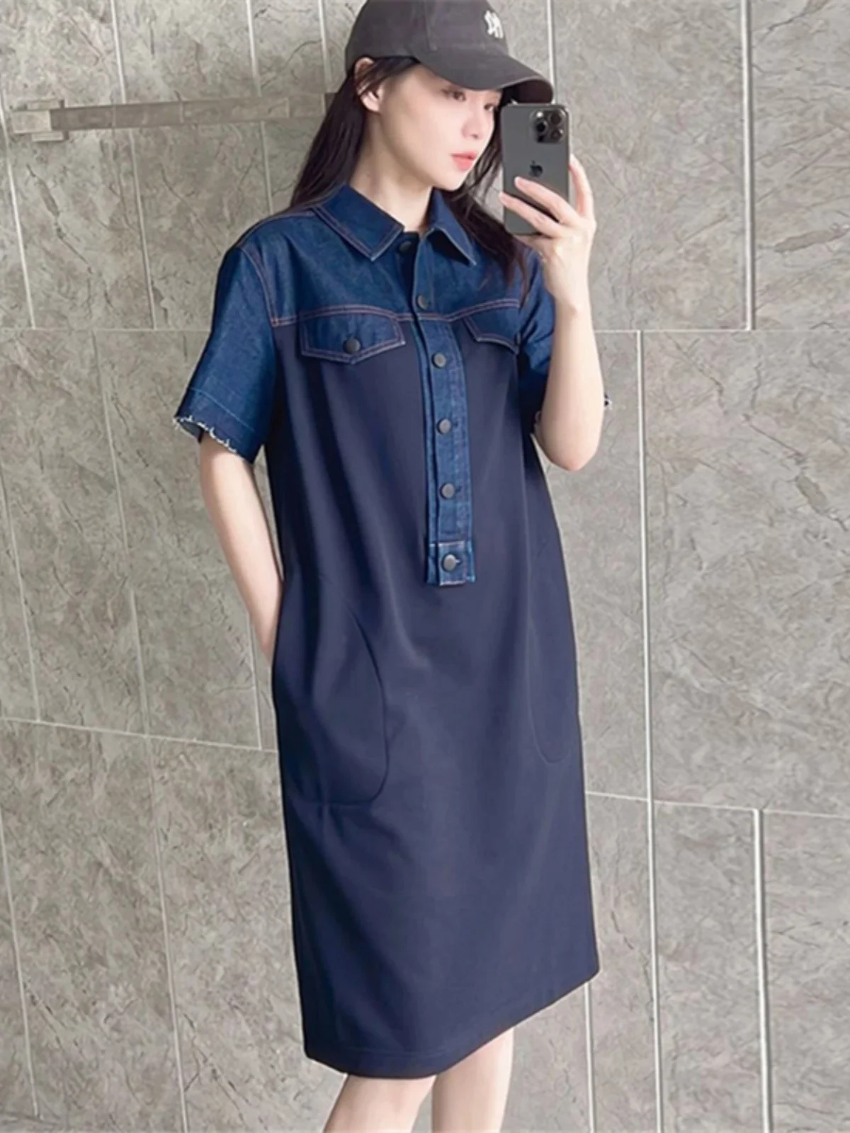 Girdear Amass подлинный бренд весна-лето 2024 Новое поступление свободное джинсовое