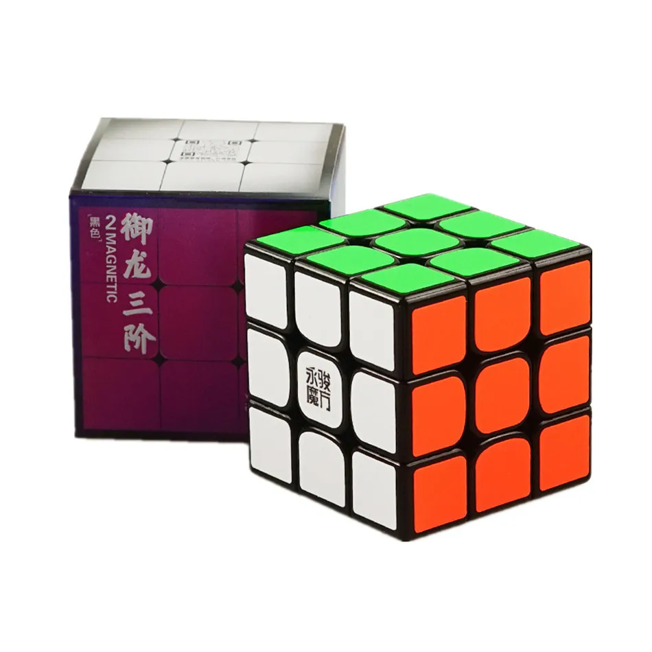 

Yj Yulong 2M V2 M 3x3x3 Magnético Magic Speed Cube Child Puzzle 3x3 Yulong 2M V2M Children Toys Stickerless