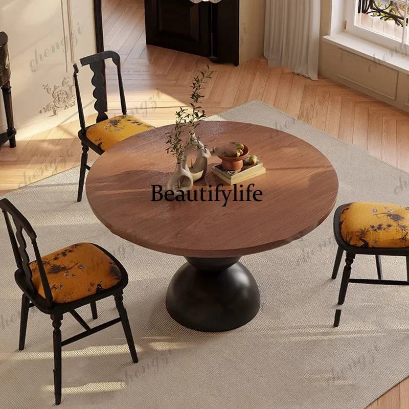 Фото B456 Glamour Luxury Table Beauty Cozy Unique Elegant Dining Table Premium Vintage Tavolo Rotondo Allungabile Dining Room Furniture №2