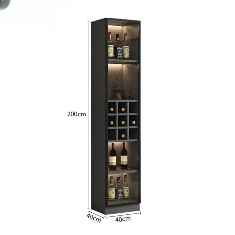 Винные шкафы для хранения ликера современные стеклянные простые Угловые винные