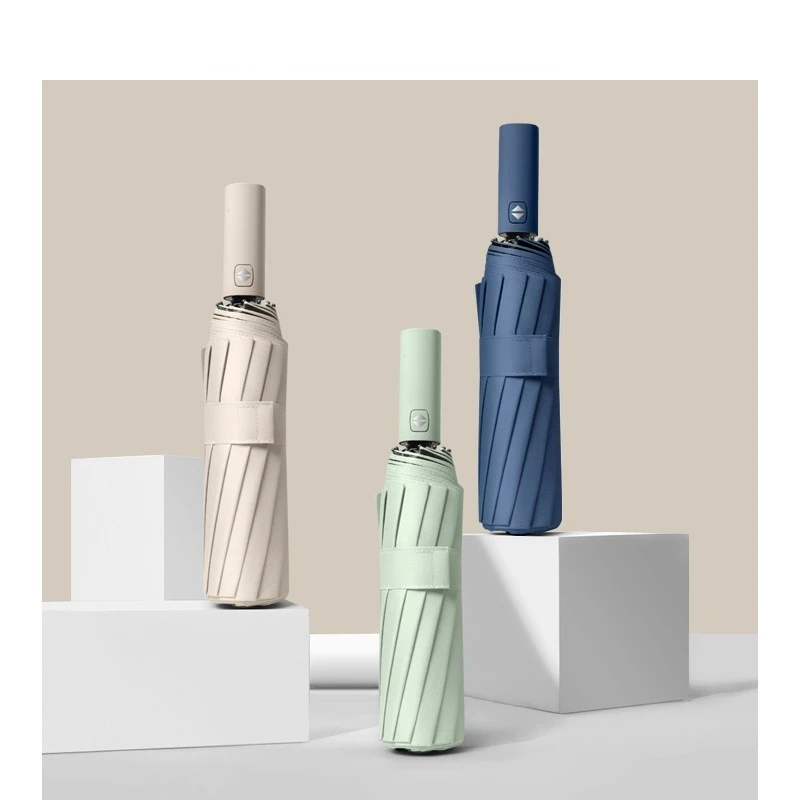 

Зонт солнцезащитный складной автоматический, автоматический зонт от солнца, с черным клеем, с двенадцатью косточками