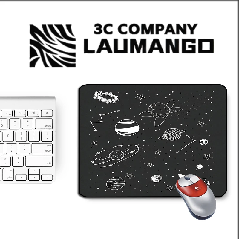 

Маленький коврик для мыши и ноутбука с рисунком астронавта, настольный игровой коврик для клавиатуры, компьютера, кабинета, Симпатичные Ков...