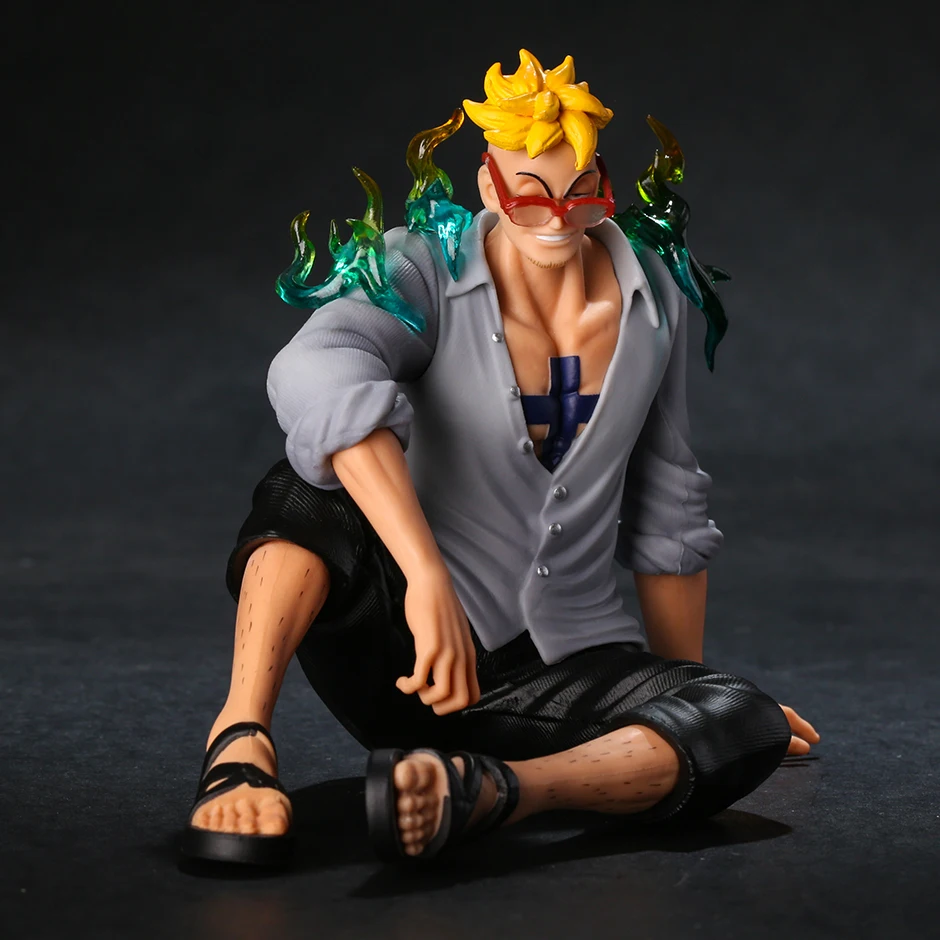 

One Piece Marco Sitting Ver Anime Figure PVC Toy Model Doll Collection Gift