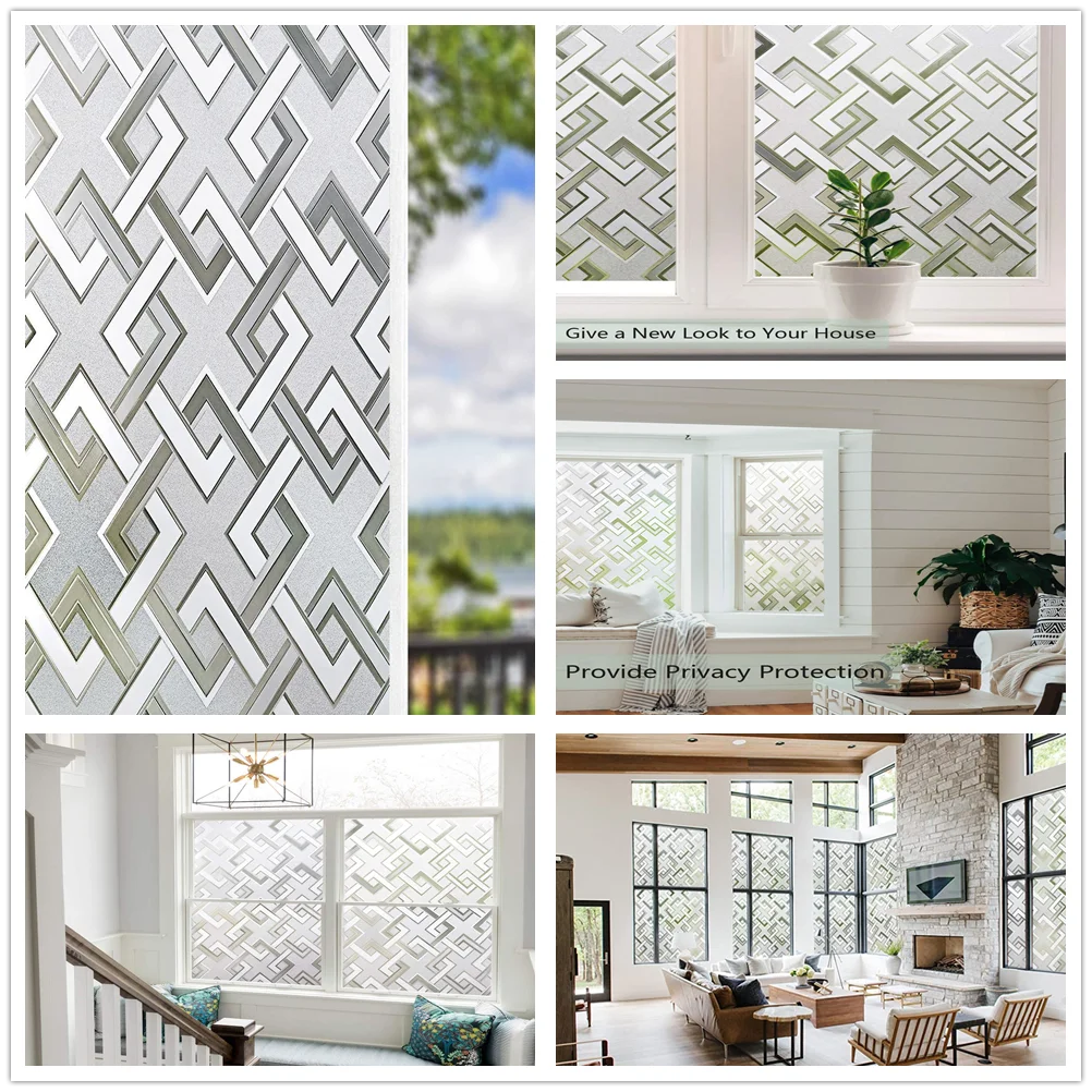 Оконная пленка для конфиденциальности матовая стеклянная солнце защита от